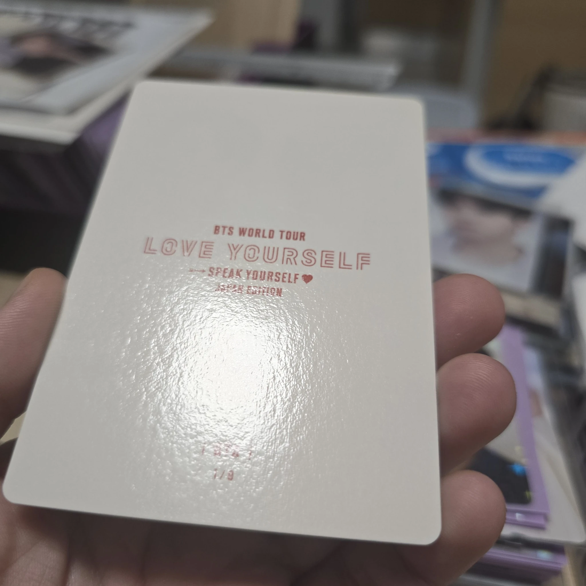 BTS BTS - SUGA & Jungkook - LY: Speak Yourself Tour Event mini photocard japan listing photo 6