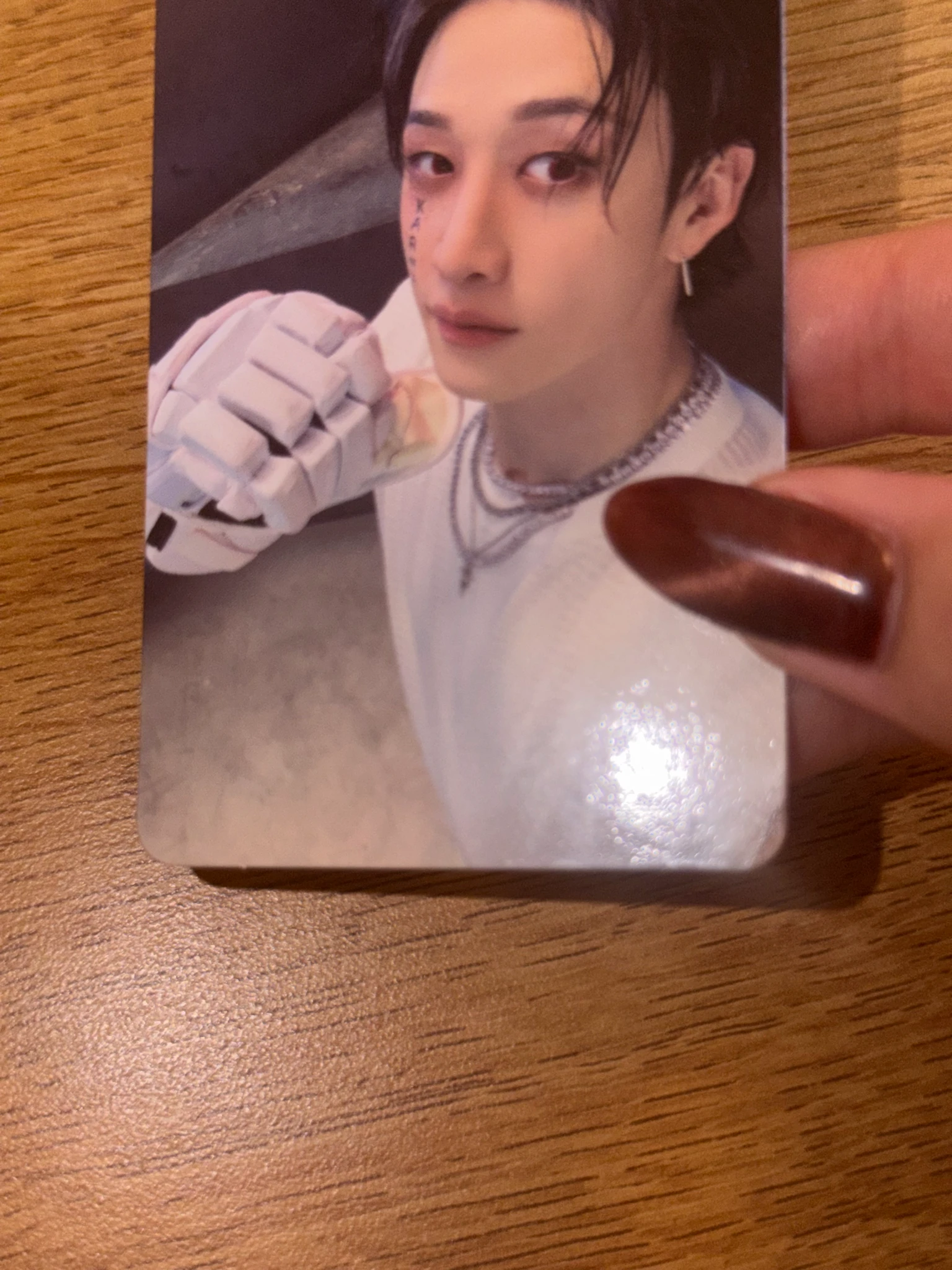 Stray Kids Bang Chan Stray Kids - Bang Chan - KARMA Album Hollow Version double-sided listing photo 6