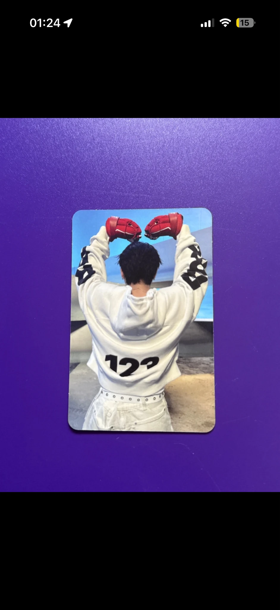 Stray Kids Changbin Stray Kids - Changbin - KARMA Album album photocard Hooray Version double-sided front side listing photo 6