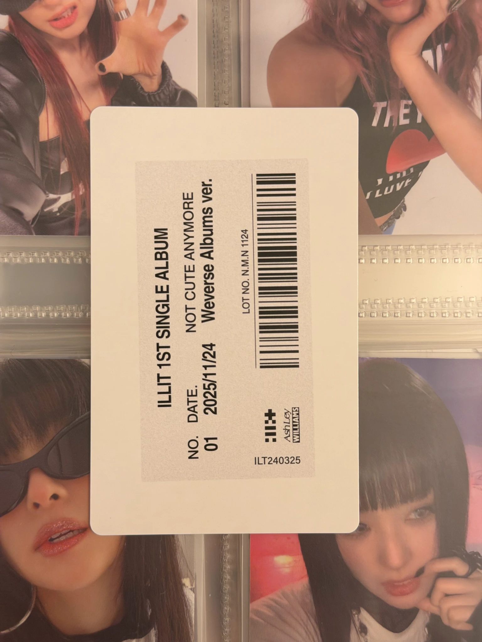 ILLIT Moka ILLIT - NOT CUTE ANYMORE Album weverse album version album photocard listing photo 6