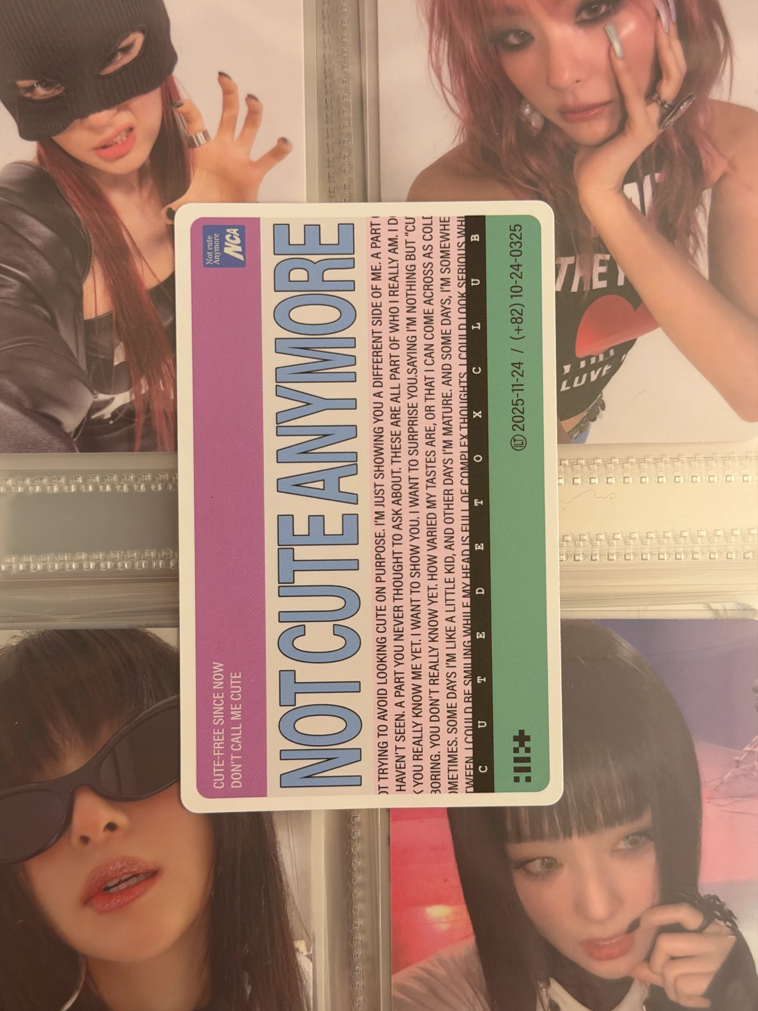 ILLIT Wonhee ILLIT - NOT CUTE ANYMORE Album not cute version album photocard listing photo 6