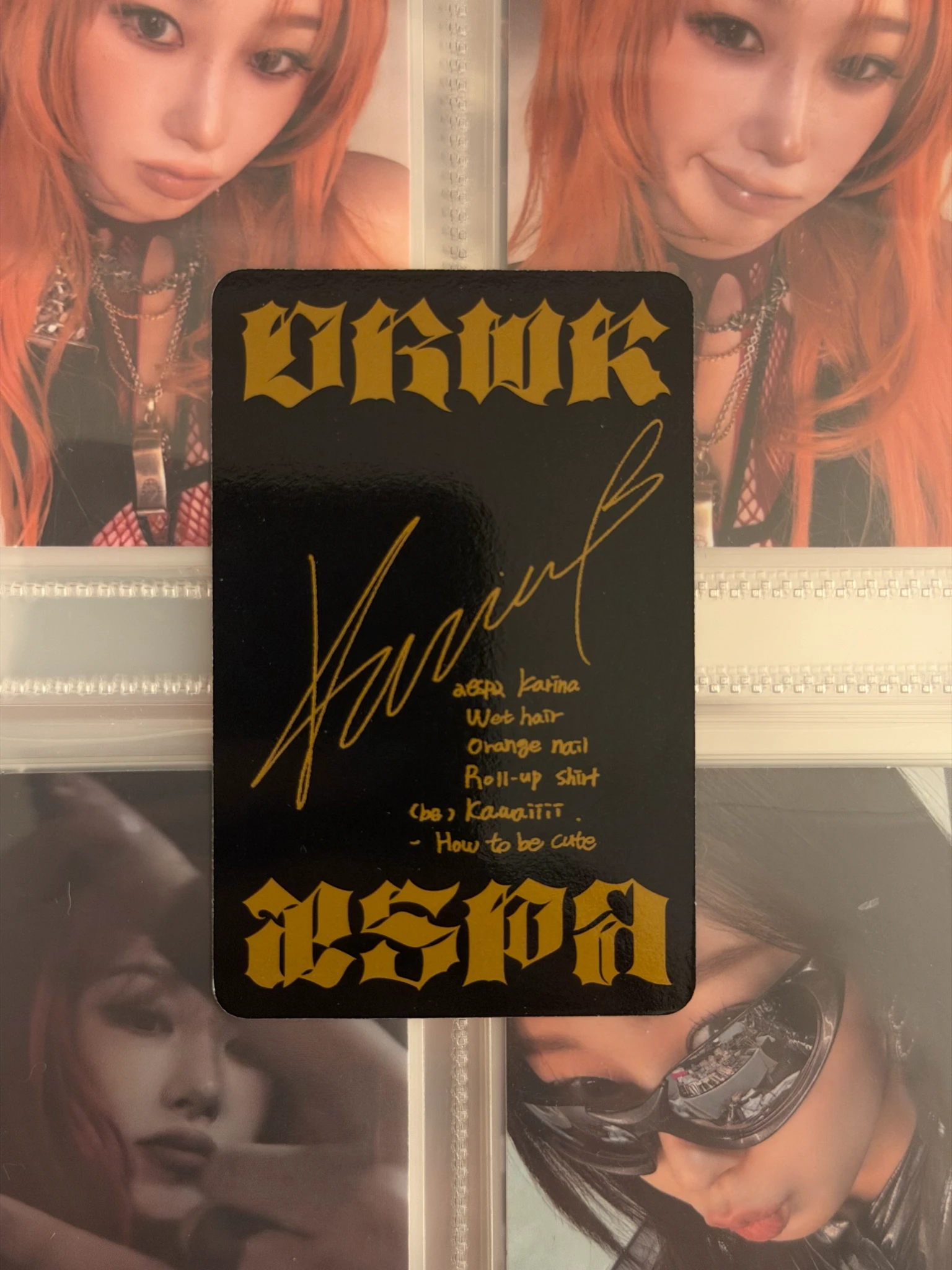 aespa Karina AESPA - Karina - Dirty Work (Target exclusive, Dirty Case ver.) listing photo 6