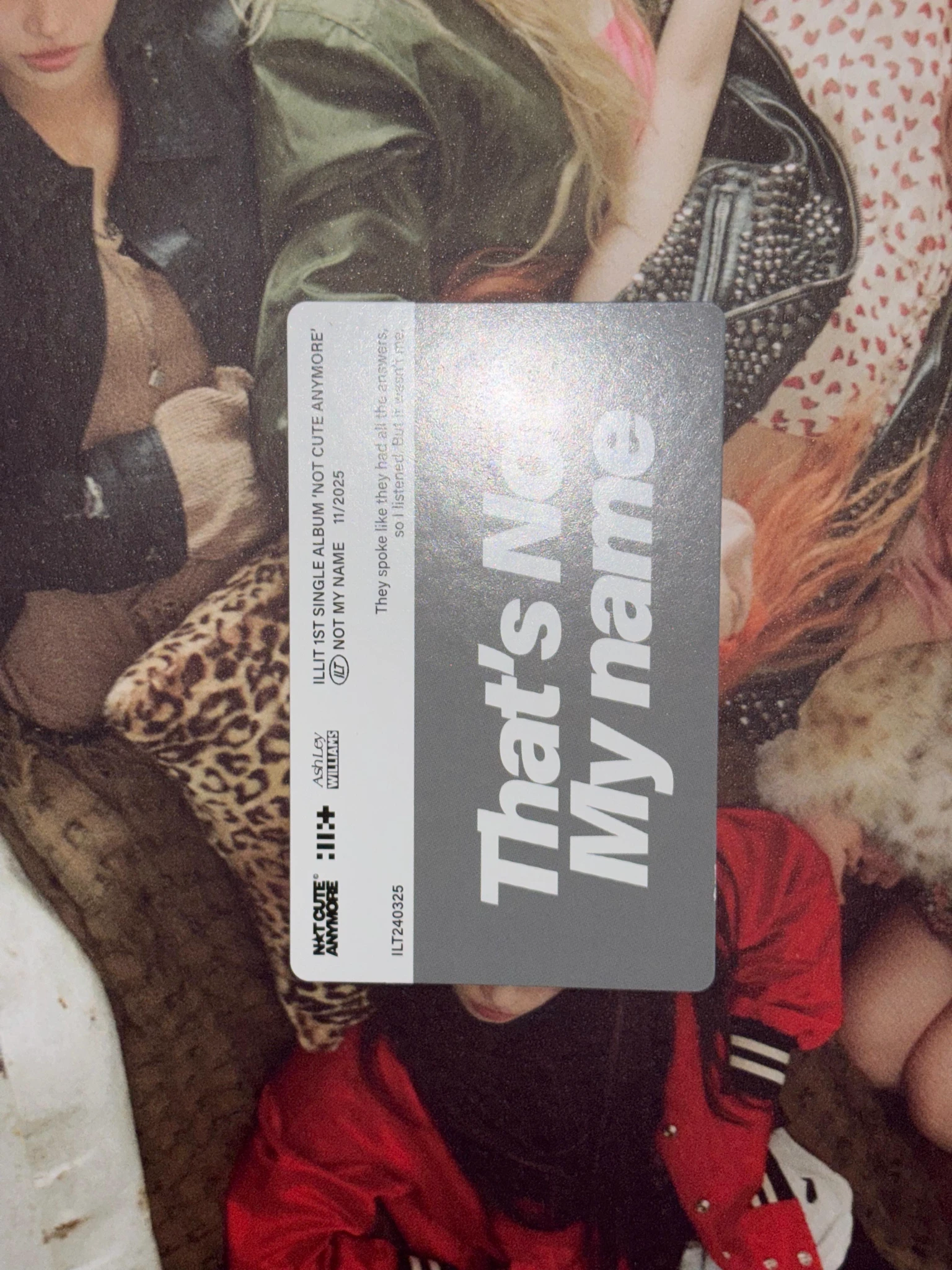 ILLIT Wonhee ILLIT - NOT CUTE ANYMORE Album album photocard not me version listing photo 6