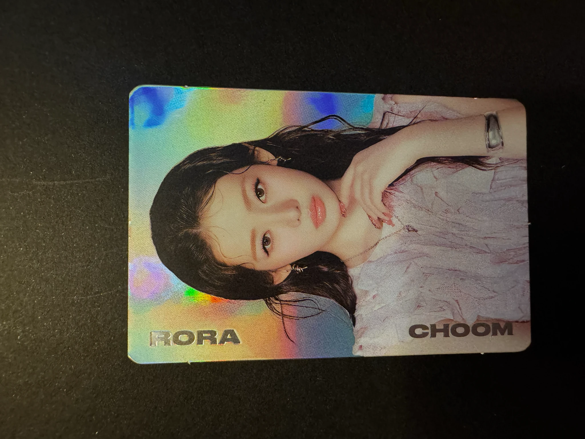 BABYMONSTER Rora BABYMONSTER - Rora - Choom md pop-up stores (all) Event pop-up store merch photocard trading card non-selfie concept version holographic (hologram) listing photo 6