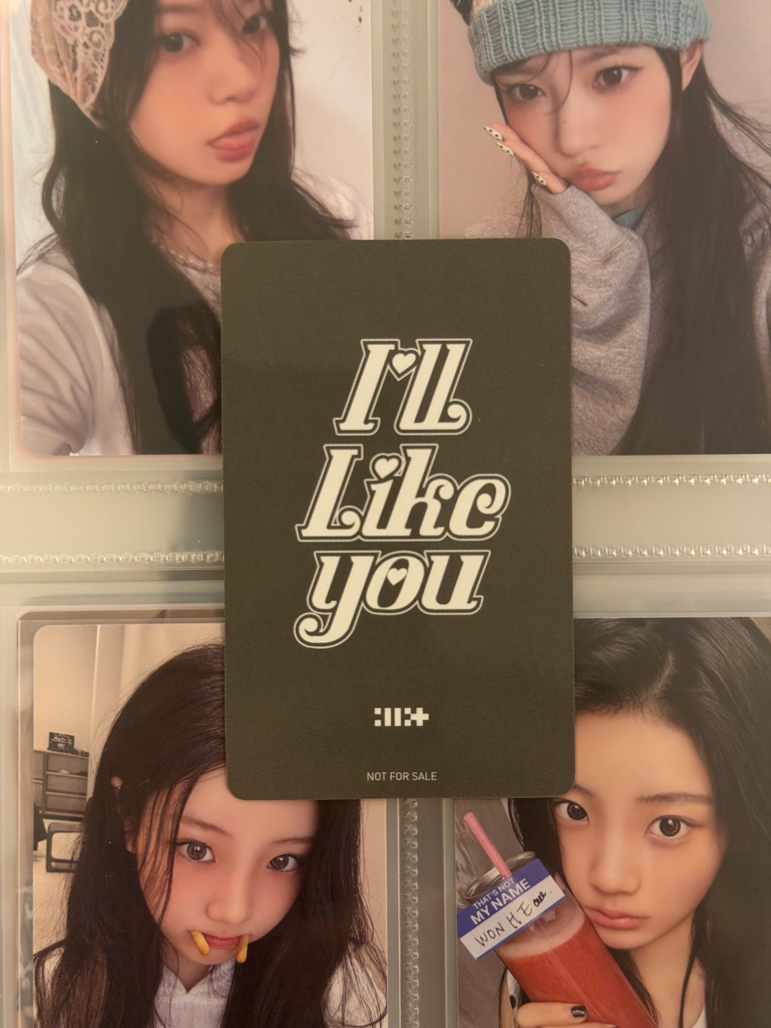 ILLIT Minju ILLIT - I'LL LIKE YOU Album UMS japan (universal music store) lucky draw listing photo 6