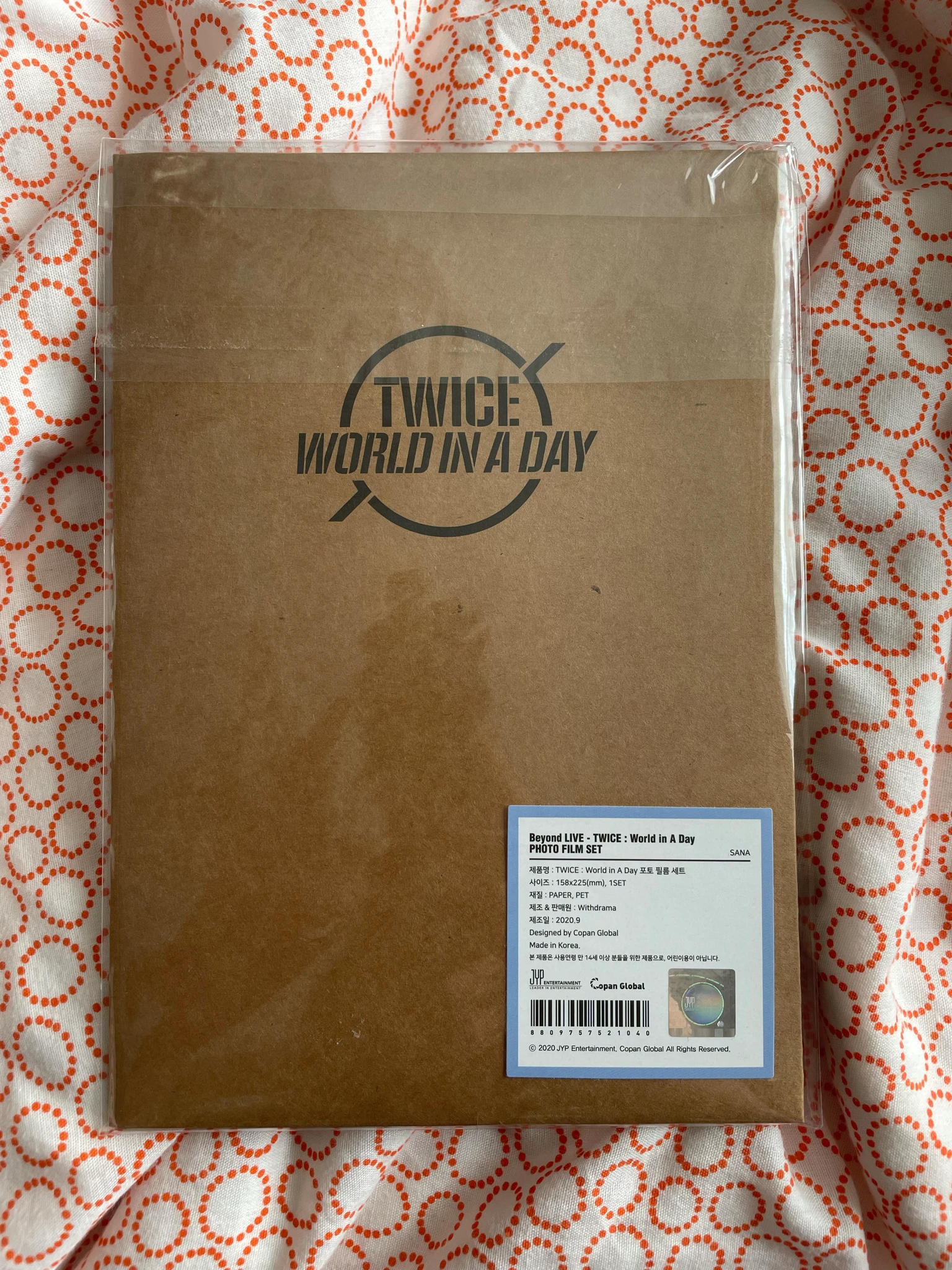 TWICE Sana TWICE - Sana - TWICE: World In A Day Event merch merch inclusion polaroid film set postcard film photo listing photo 6