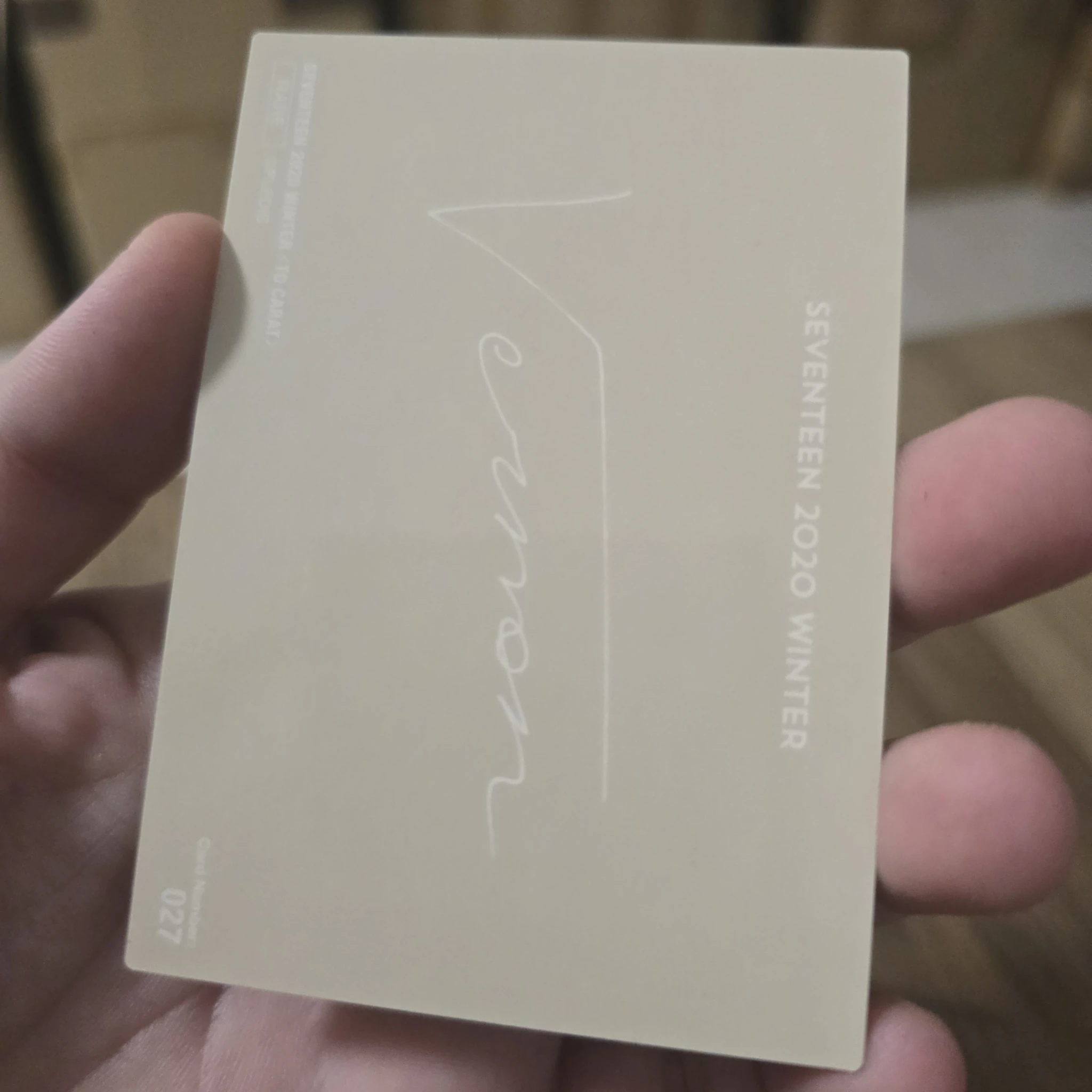 SEVENTEEN Vernon SEVENTEEN - Vernon - 2020 Winter Goods Merchandise Other starlight listing photo 6