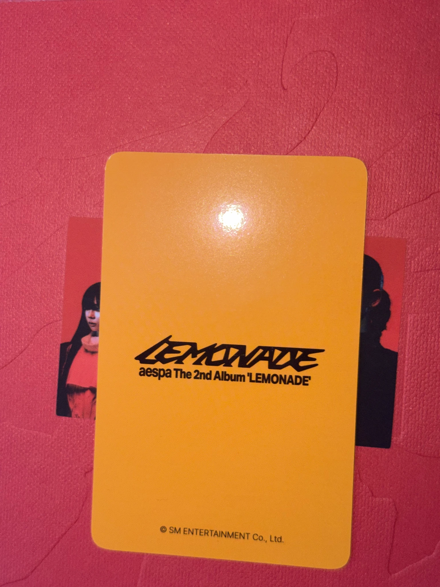 aespa Karina aespa - Karina - Lemonade Album fansign everline listing photo 6
