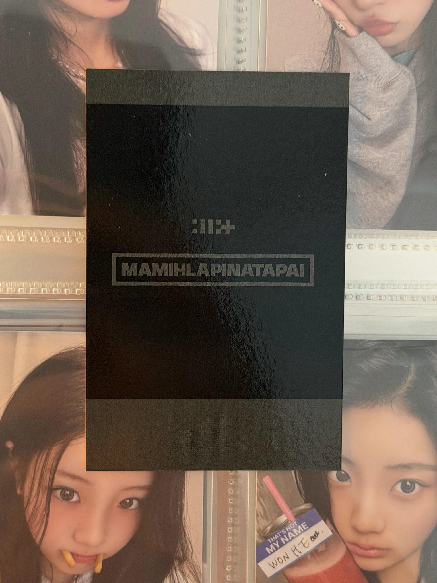 ILLIT Wonhee ILLIT - Wonhee - MAMIHLAPINATAPAI Album blue dream media (bdm) fansign polaroid listing photo 6