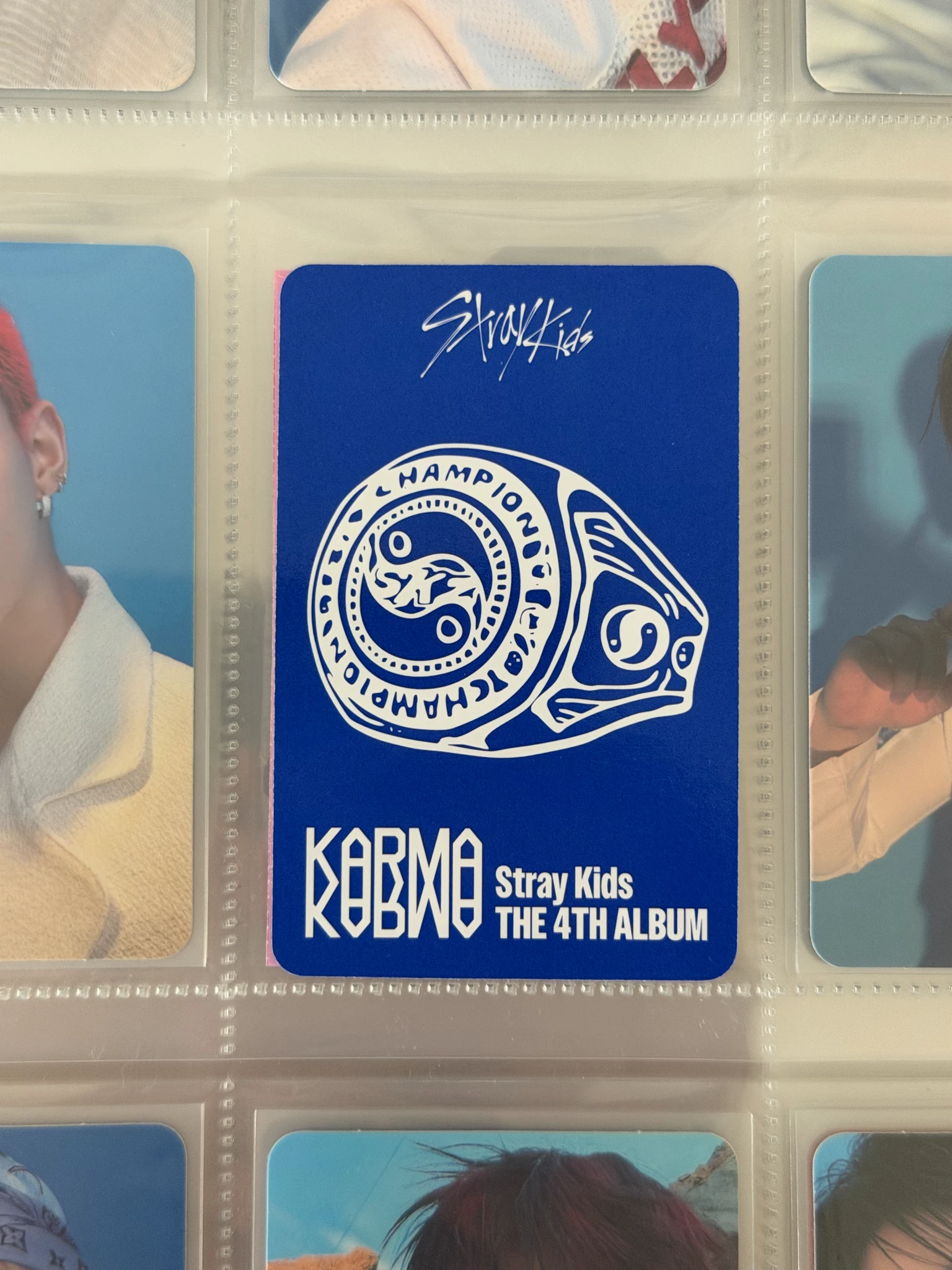 Stray Kids Bang Chan Stray Kids - Bang Chan - KARMA Album album photocard accordion version first press only listing photo 6