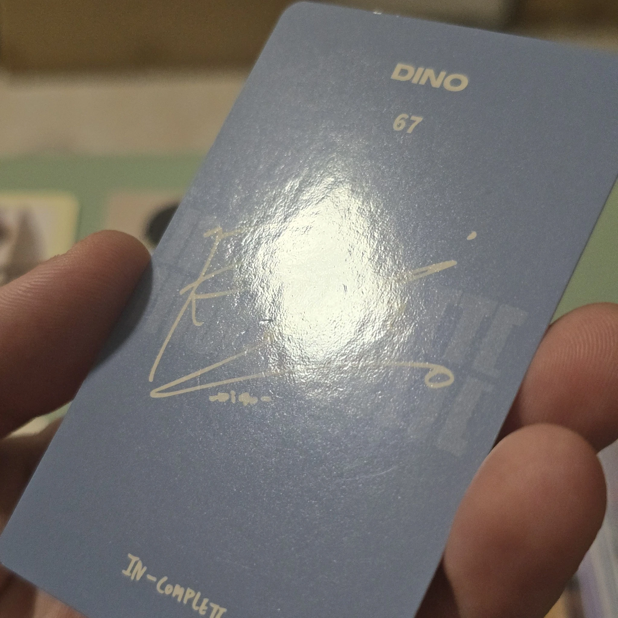 SEVENTEEN Dino SEVENTEEN - Dino - [IN-COMPLETE] ONLINE CONCERT Event trading card concert listing photo 6