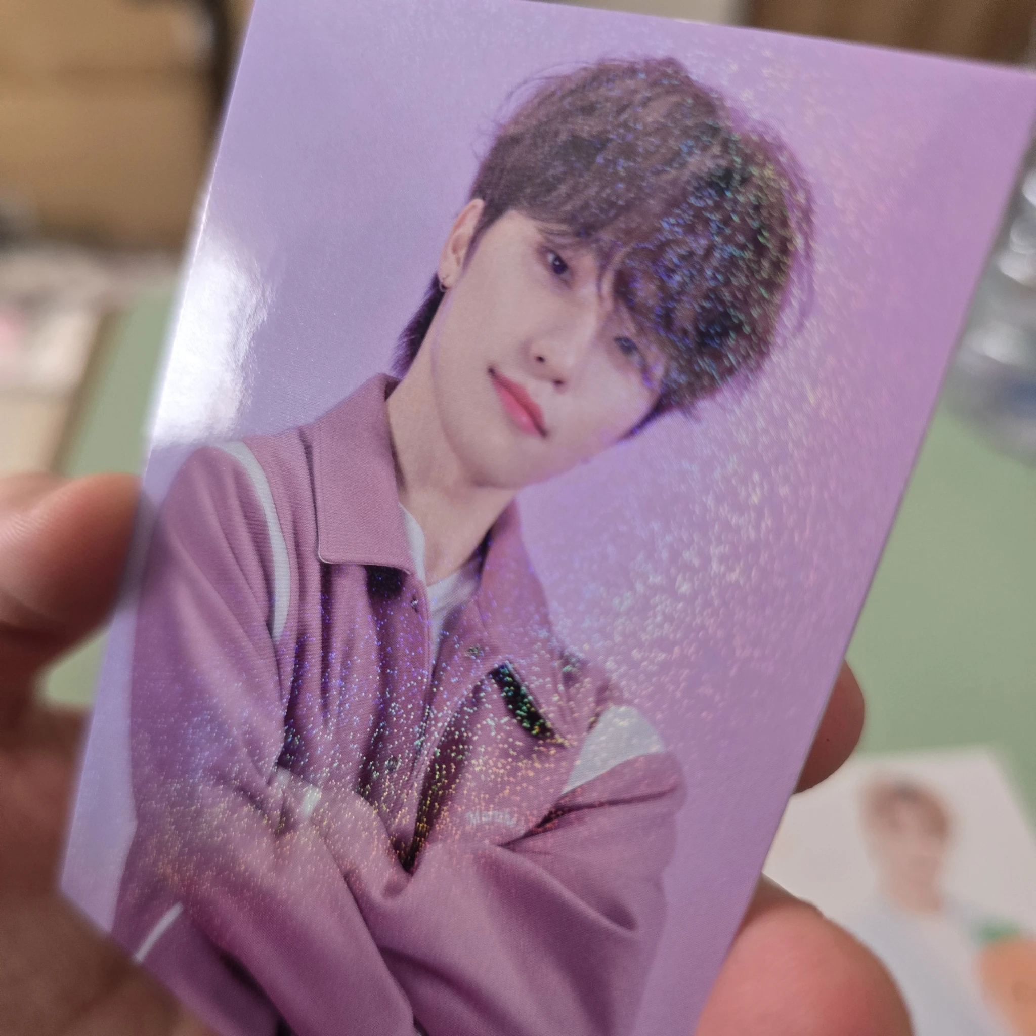SEVENTEEN Dino SEVENTEEN - Dino - 2023 JAPAN FANMEETING [LOVE] Event trading card holographic (hologram) listing photo 6