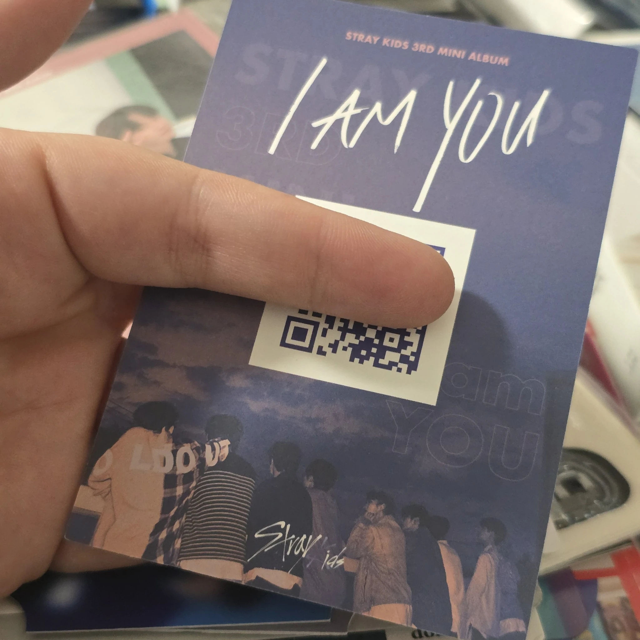 Stray Kids Hyunjin Stray Kids - Hyunjin - I am YOU Album polaroid non-standard size A version standard version qr card album inclusion listing photo 6