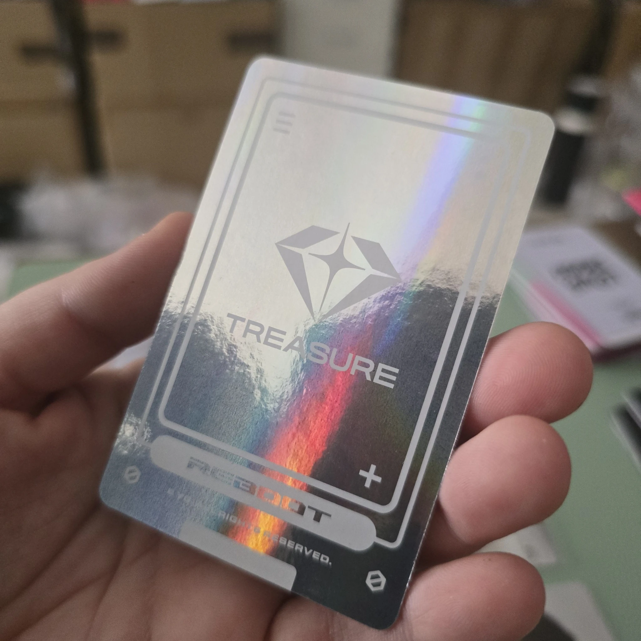 TREASURE So Junghwan TREASURE - So Junghwan - REBOOT Album holographic (hologram) MD event pop-up D version trading pack listing photo 6