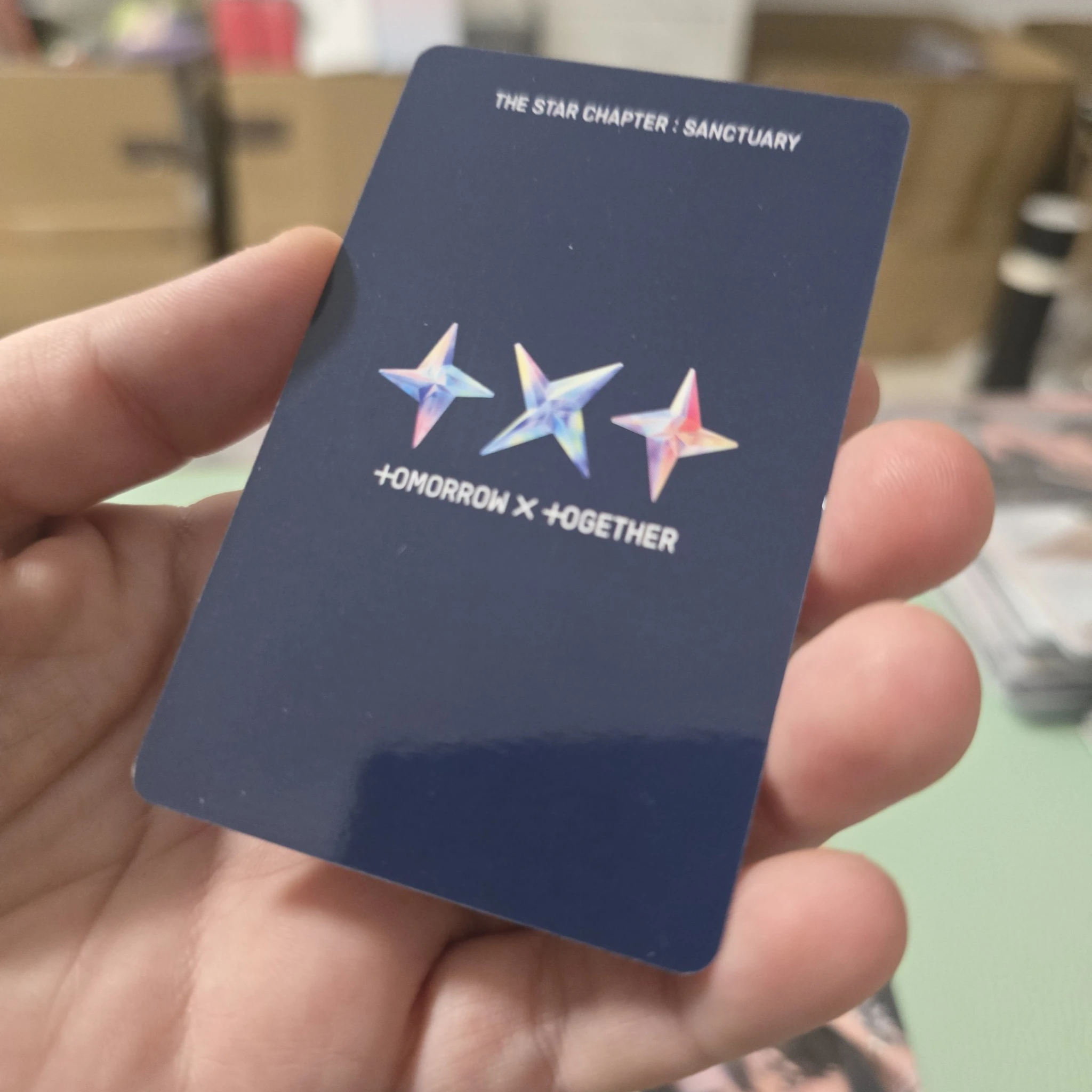 TOMORROW X TOGETHER Beomgyu TOMORROW X TOGETHER - Beomgyu - The Star Chapter: Sanctuary Album pob (pre-order benefit) weverse japan shop (wvj) holographic (hologram) standard version listing photo 6