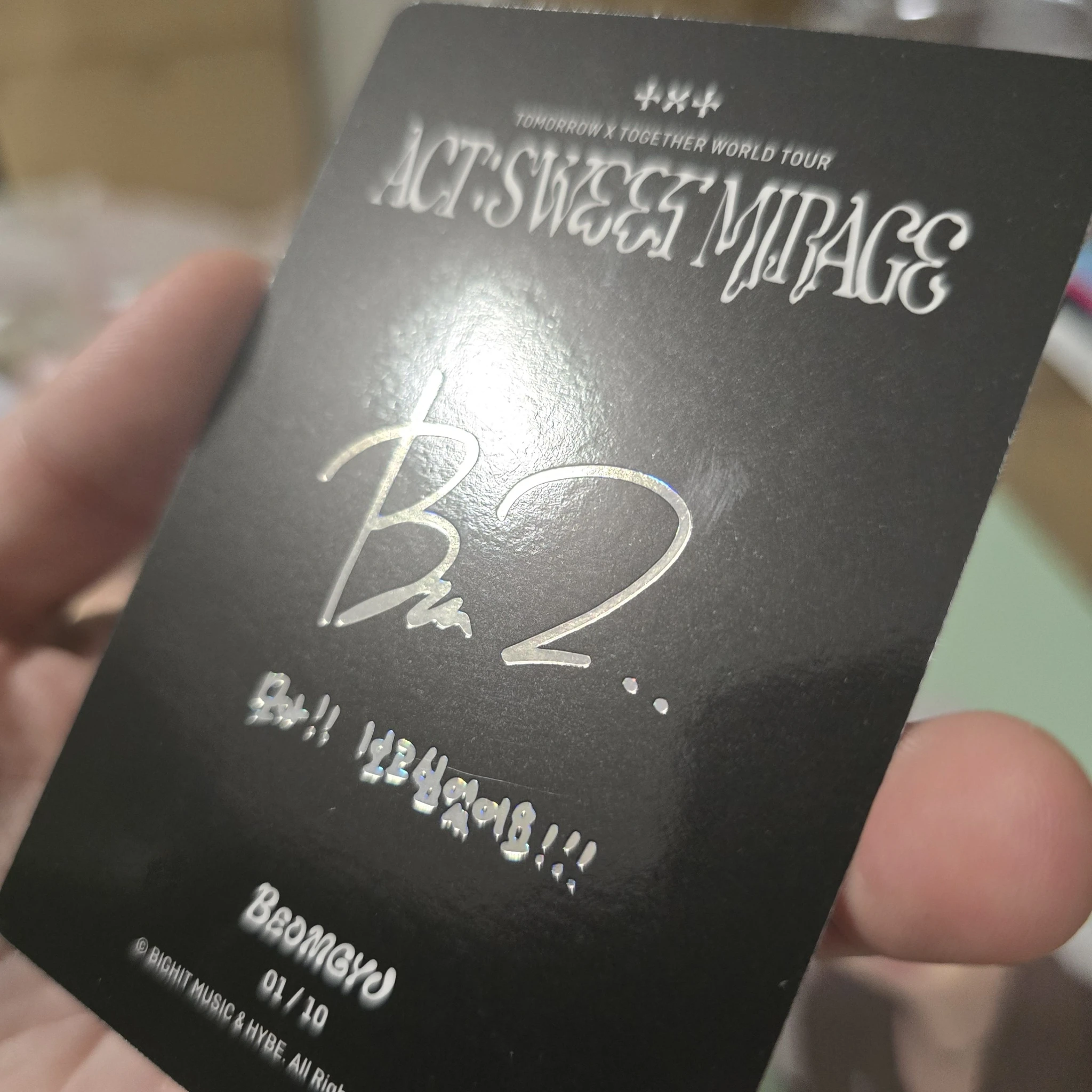 TOMORROW X TOGETHER Beomgyu TOMORROW X TOGETHER - Beomgyu - ACT:SWEET MIRAGE Event mini photocard listing photo 6