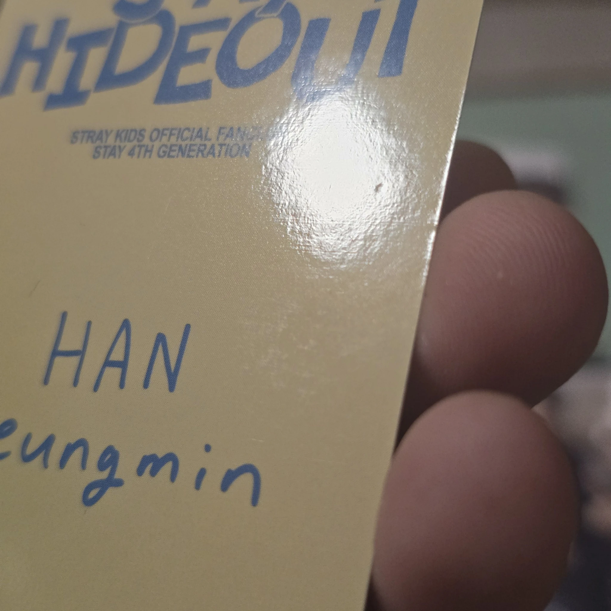 Stray Kids Stray Kids - Seungmin & HAN - STAY Hideout Official Fan Club 4th Gen Other photocard set listing photo 6
