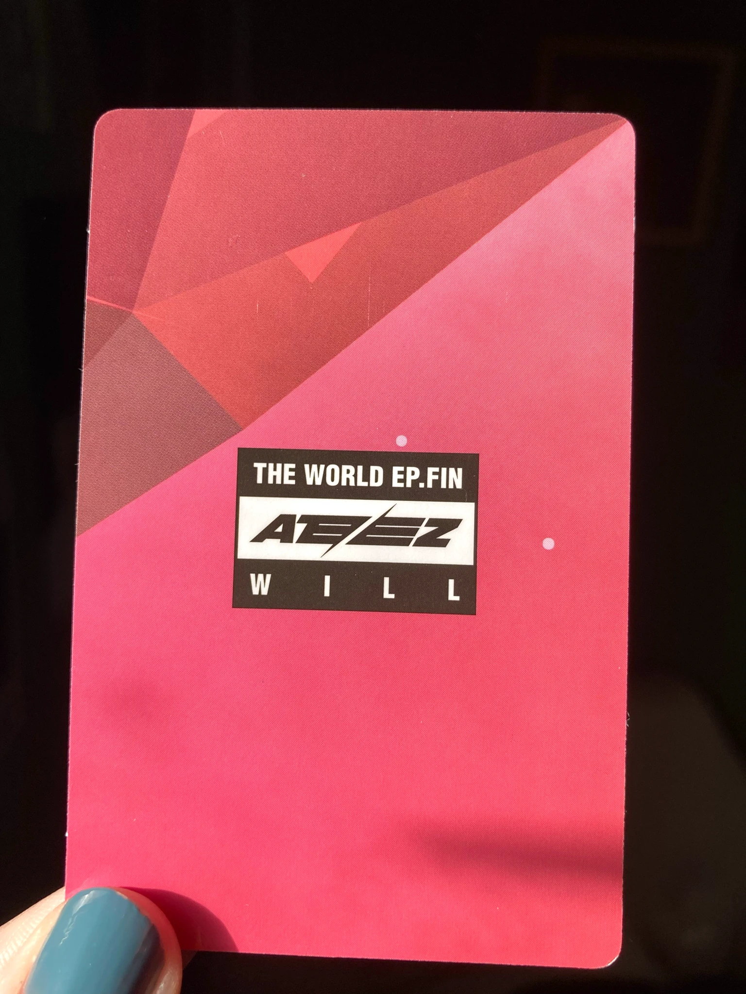 ATEEZ Jongho ATEEZ - Jongho - THE WORLD EP.FIN: WILL Album barnes & noble exclusive pob (pre-order benefit) listing photo 6