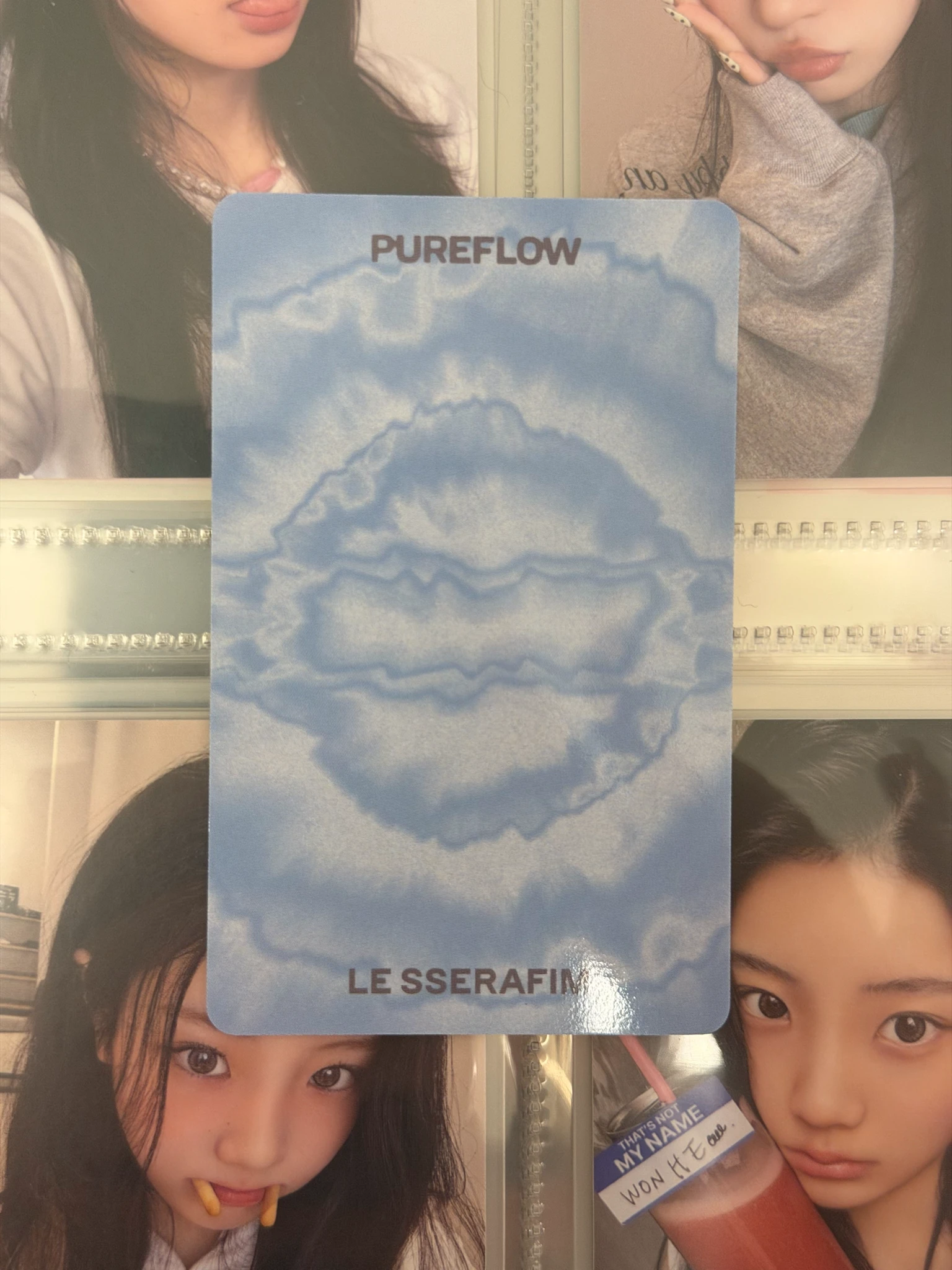 LE SSERAFIM Kazuha LE SSERAFIM - Kazuha - PUREFLOW pt.1 Album weverse japan shop (wvj) pob (pre-order benefit) holographic (hologram) compact version listing photo 6