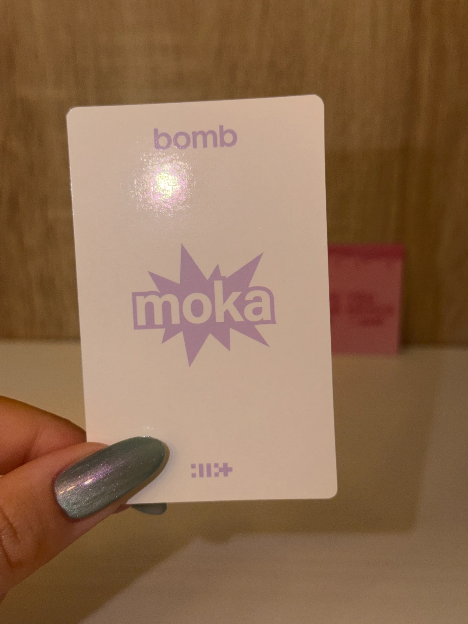 ILLIT Moka ILLIT - MOKA - bomb Album gllit ver album photocard listing photo 7