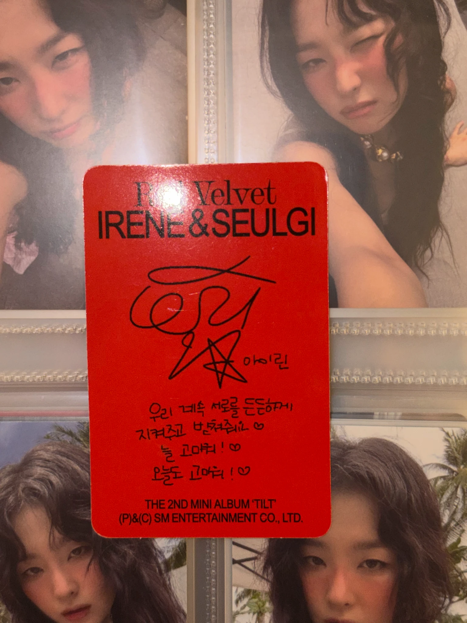 Red Velvet Irene Red Velvet - Irene - Tilt Album album photocard special version listing photo 7