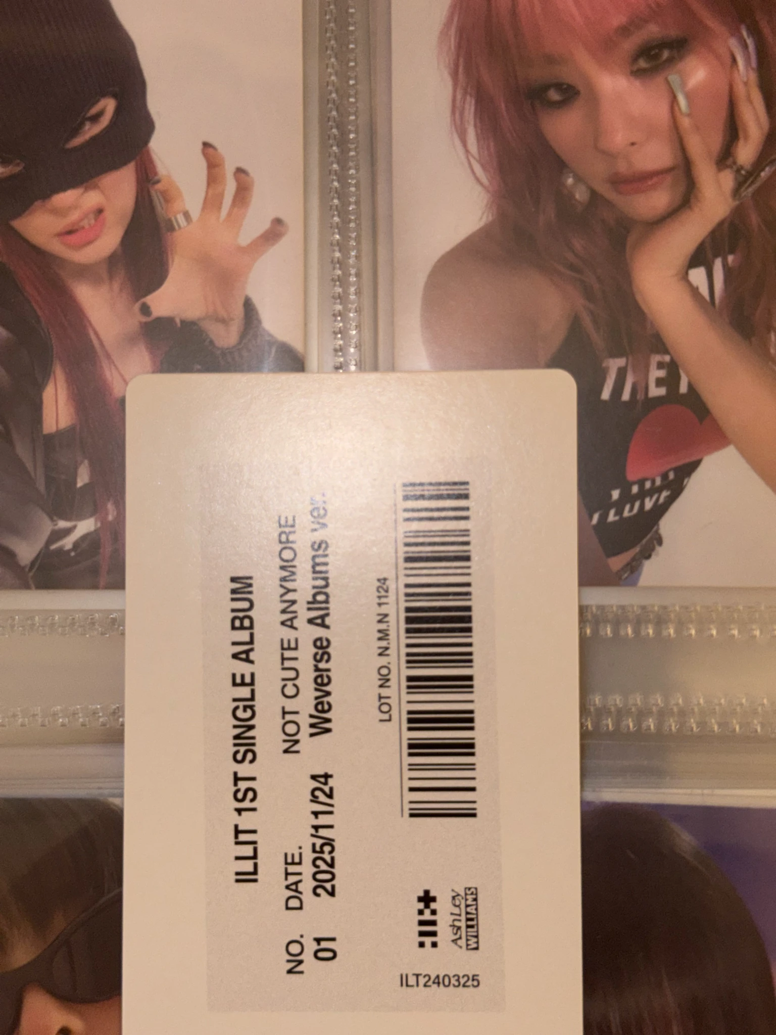 ILLIT Moka ILLIT - NOT CUTE ANYMORE Album weverse album version album photocard listing photo 7