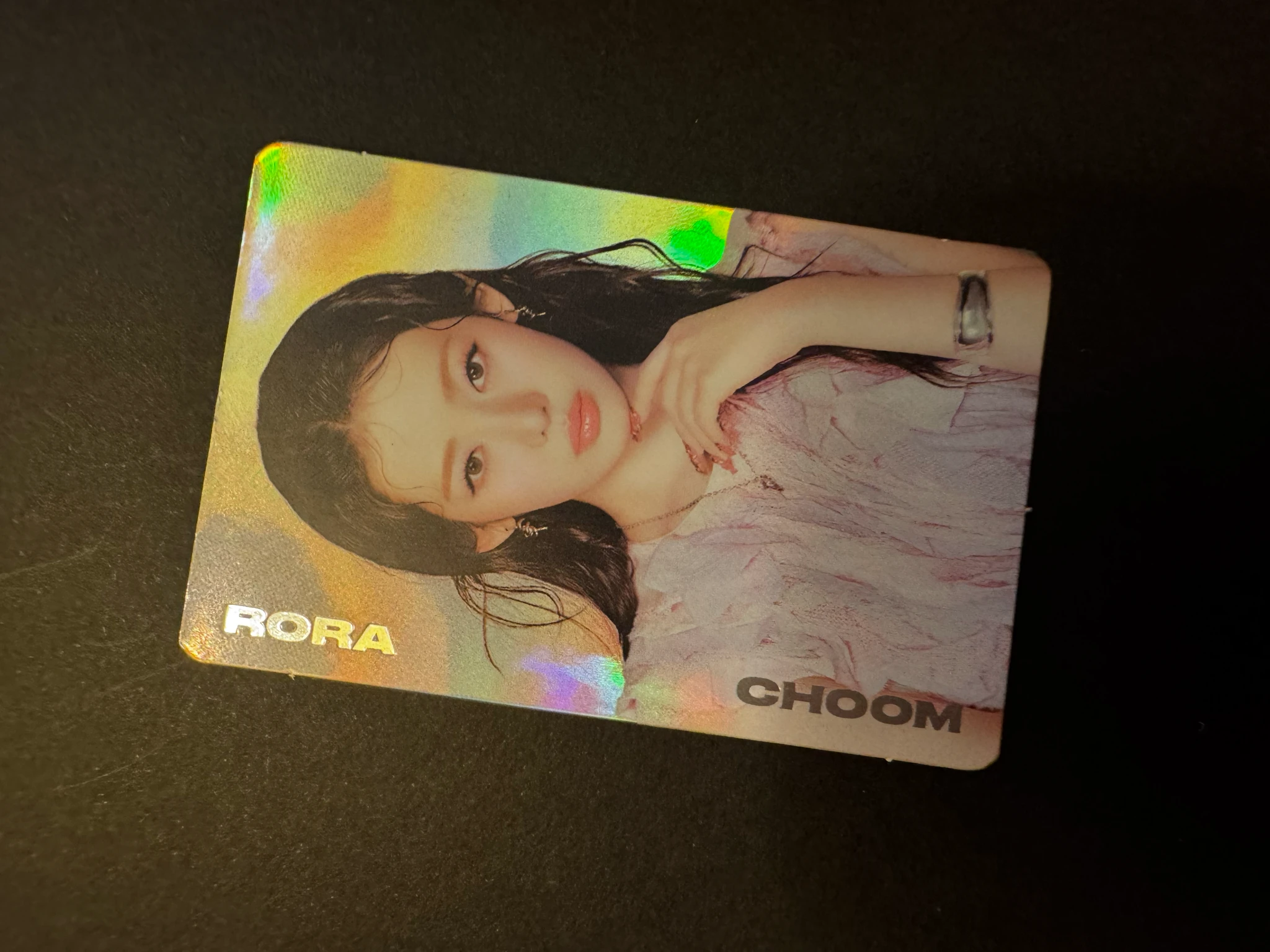 BABYMONSTER Rora BABYMONSTER - Rora - Choom md pop-up stores (all) Event pop-up store merch photocard trading card non-selfie concept version holographic (hologram) listing photo 7