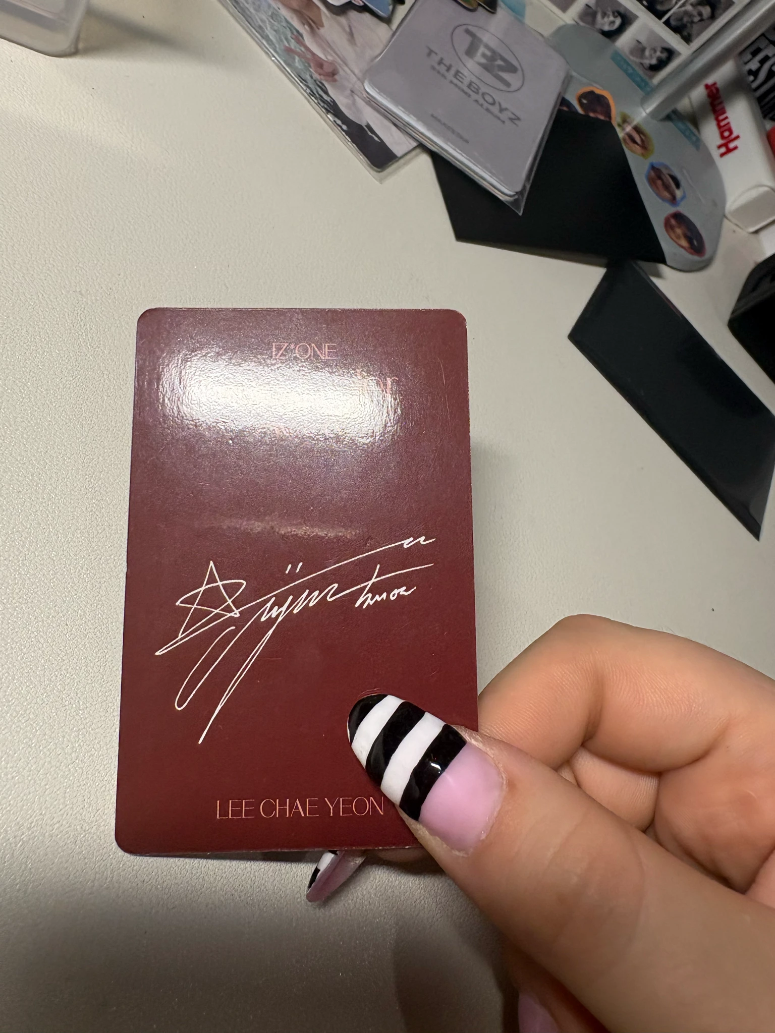 IZ*ONE Lee Chaeyeon IZ*ONE - Lee Chaeyeon - One-reeler / Act IV Album pob (pre-order benefit) photocard set listing photo 7