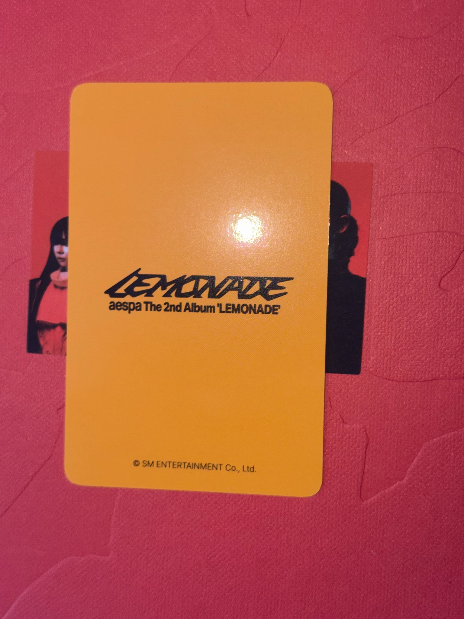 aespa Karina aespa - Karina - Lemonade Album fansign everline listing photo 7