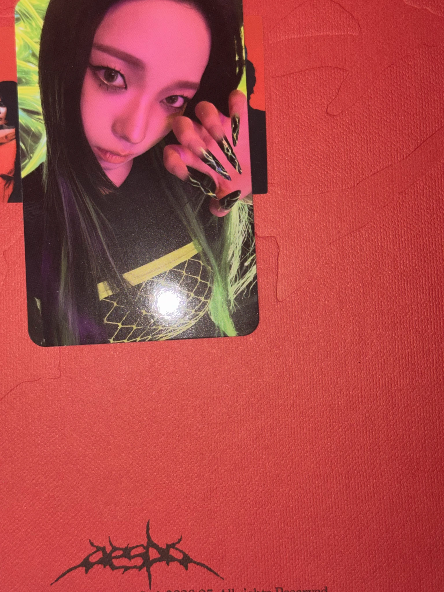 aespa Karina aespa - Karina - Lemonade Album album photocard acid version listing photo 7