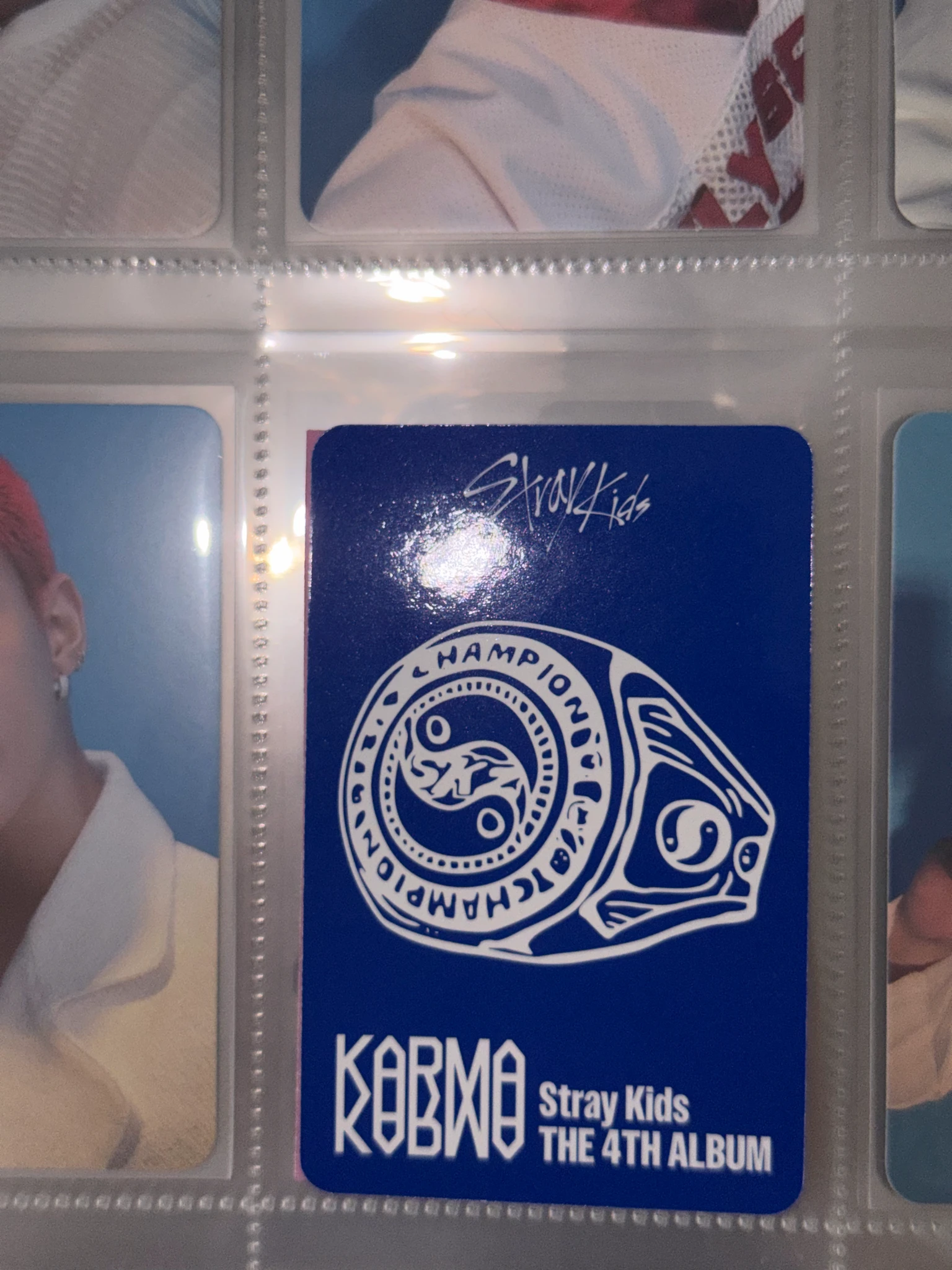 Stray Kids Bang Chan Stray Kids - Bang Chan - KARMA Album album photocard accordion version first press only listing photo 7