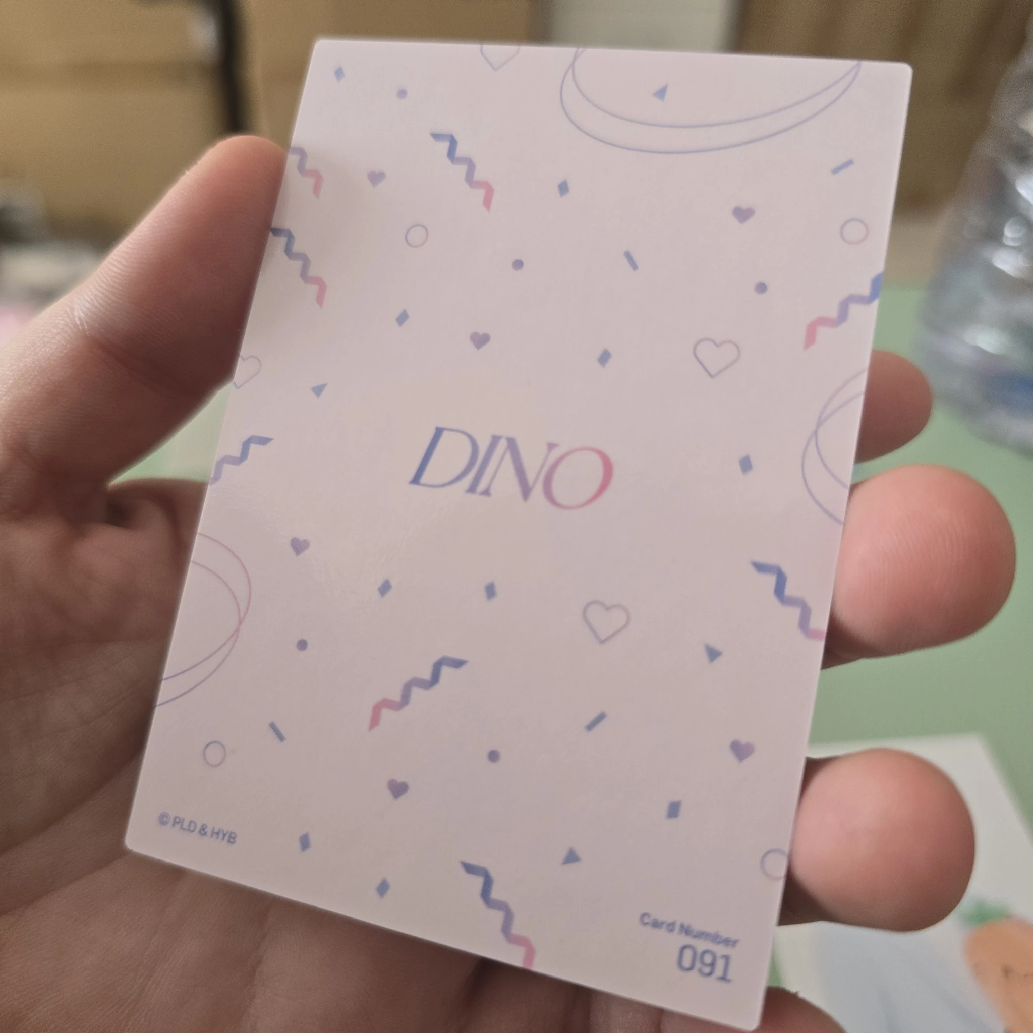SEVENTEEN Dino SEVENTEEN - Dino - 2023 JAPAN FANMEETING [LOVE] Event trading card holographic (hologram) listing photo 7