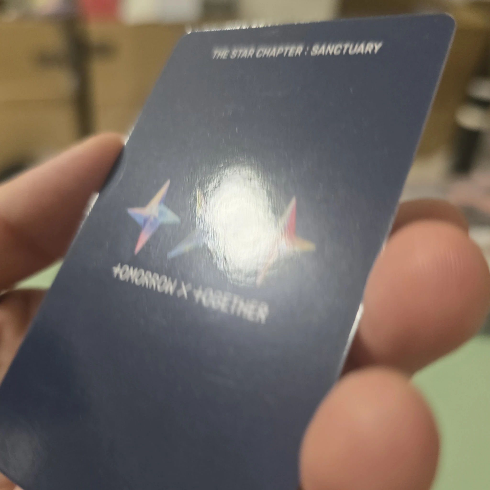 TOMORROW X TOGETHER Beomgyu TOMORROW X TOGETHER - Beomgyu - The Star Chapter: Sanctuary Album pob (pre-order benefit) weverse japan shop (wvj) holographic (hologram) standard version listing photo 7