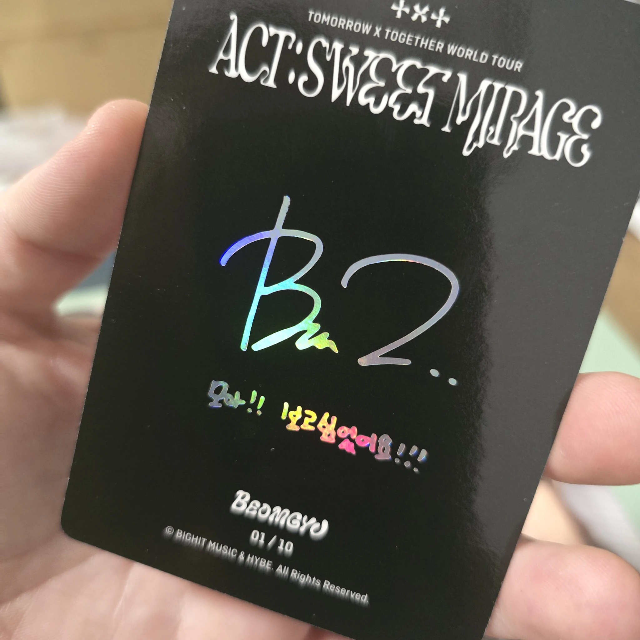 TOMORROW X TOGETHER Beomgyu TOMORROW X TOGETHER - Beomgyu - ACT:SWEET MIRAGE Event mini photocard listing photo 7