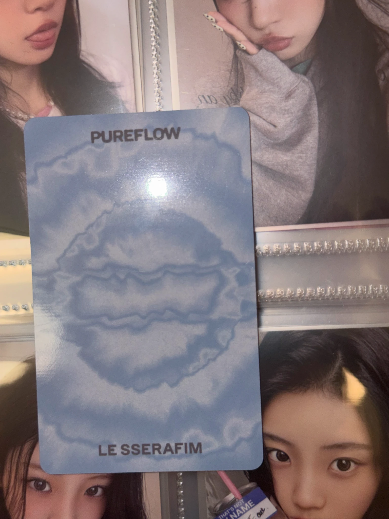 LE SSERAFIM Kazuha LE SSERAFIM - Kazuha - PUREFLOW pt.1 Album weverse japan shop (wvj) pob (pre-order benefit) holographic (hologram) compact version listing photo 7