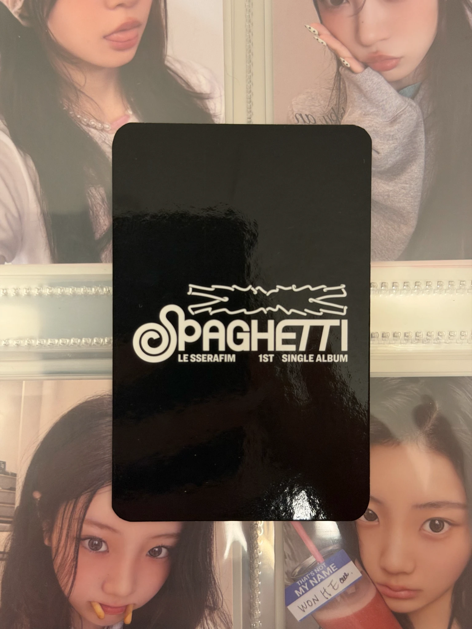 LE SSERAFIM Sakura LE SSERAFIM - Sakura - SPAGHETTI Album music korea fansign listing photo 7