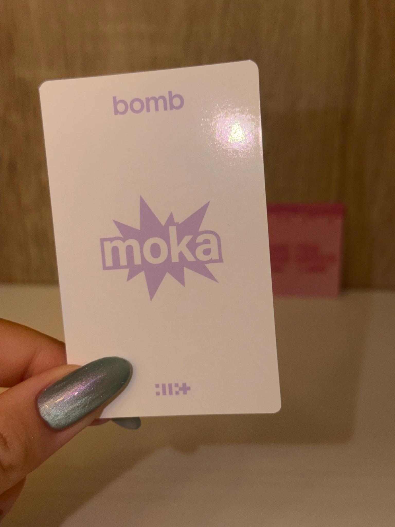 ILLIT Moka ILLIT - MOKA - bomb Album gllit ver album photocard listing photo 8