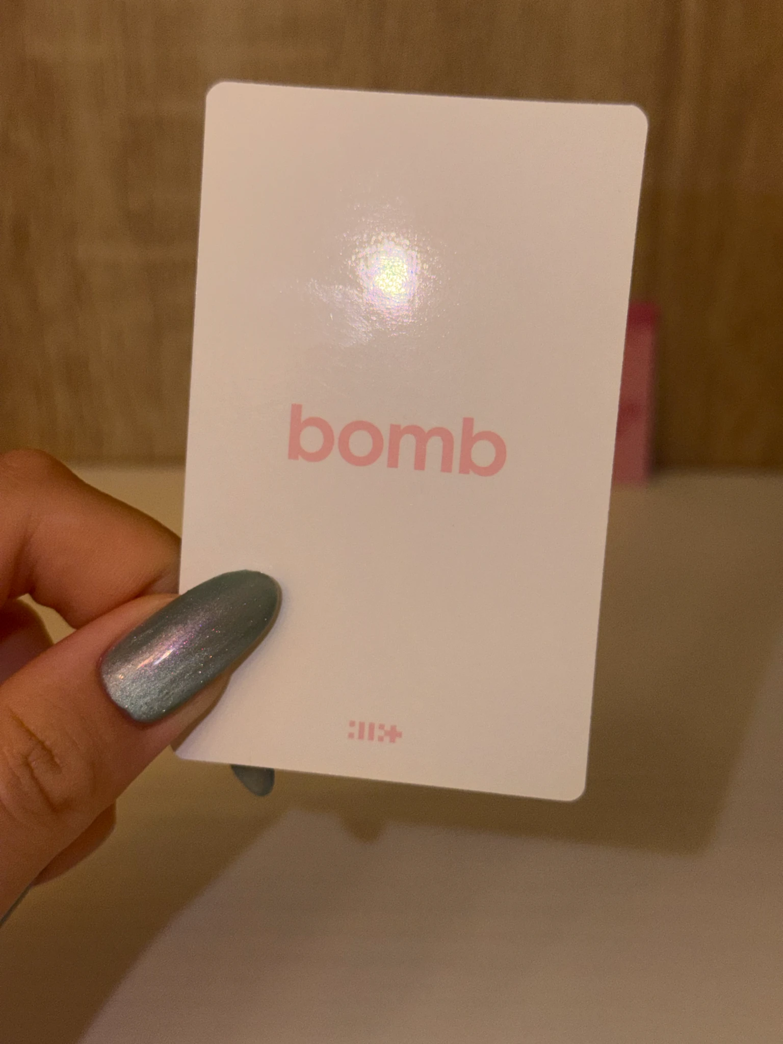 ILLIT Moka ILLIT - MOKA - bomb Album pink bomb ver album photocard listing photo 8