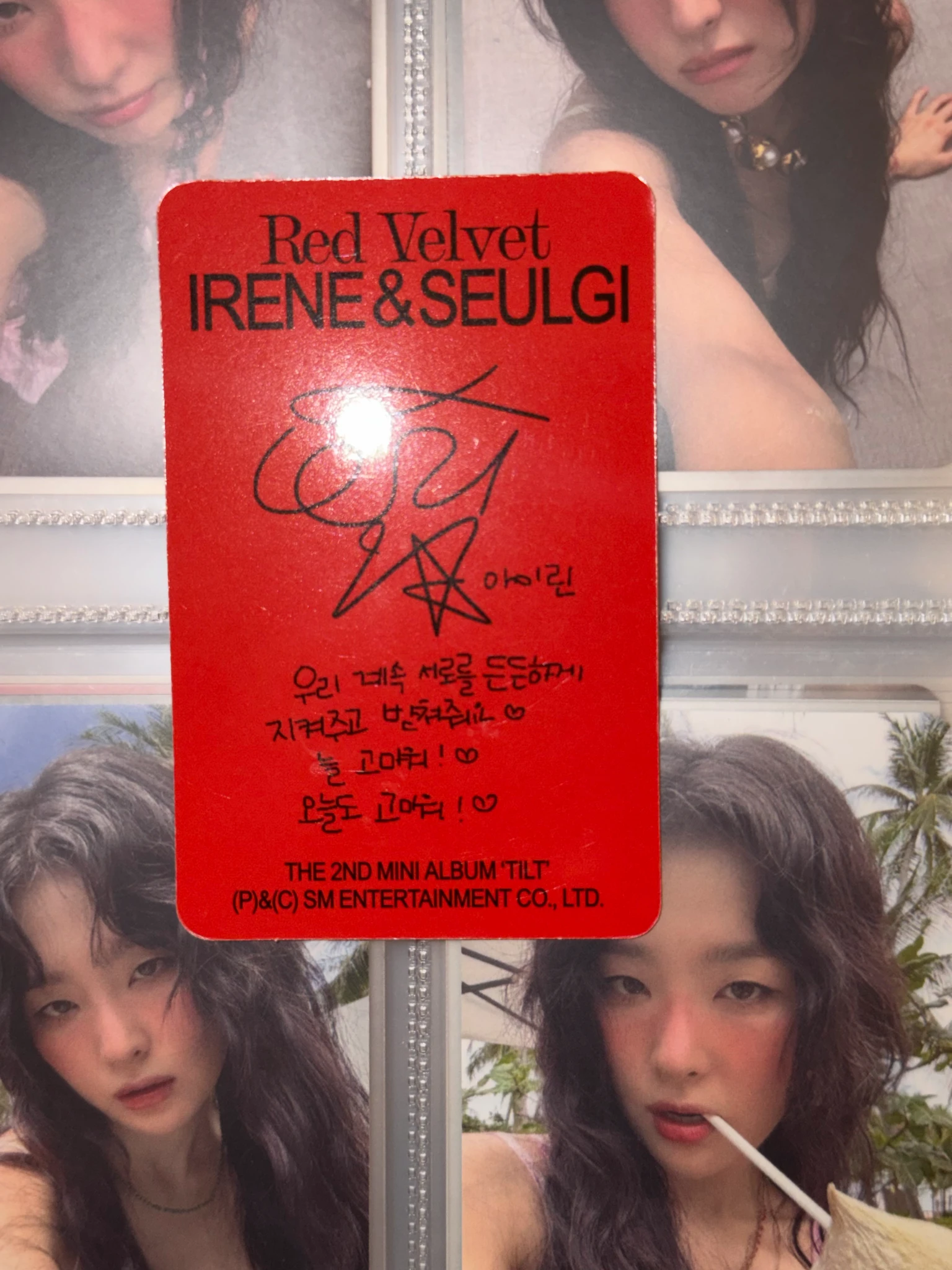 Red Velvet Irene Red Velvet - Irene - Tilt Album album photocard special version listing photo 8