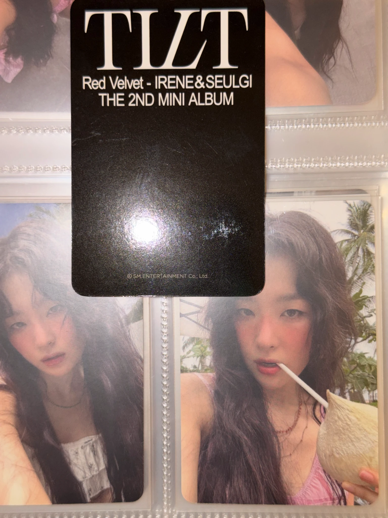Red Velvet Seulgi Red Velvet - Seulgi - Tilt Album ktown4u fansign listing photo 8