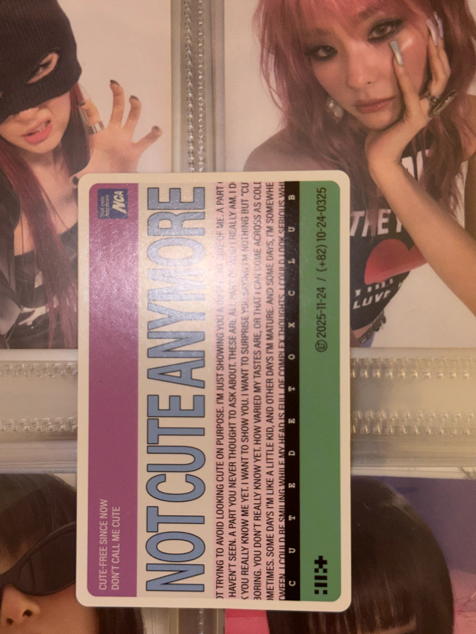 ILLIT Wonhee ILLIT - NOT CUTE ANYMORE Album not cute version album photocard listing photo 8