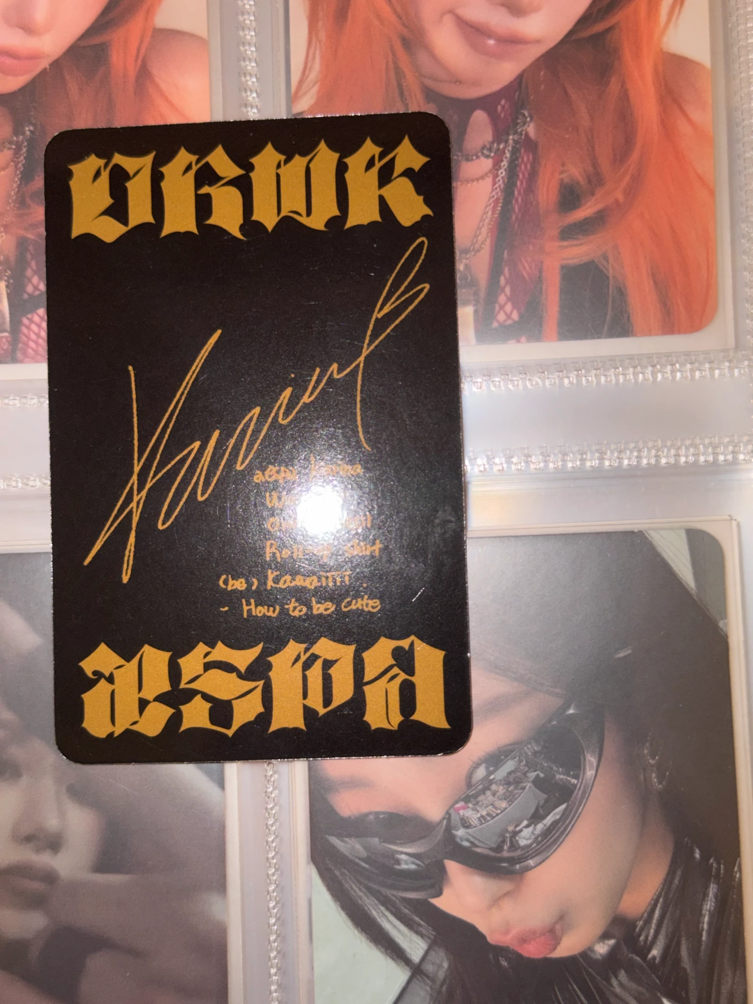 aespa Karina AESPA - Karina - Dirty Work (Target exclusive, Dirty Case ver.) listing photo 8
