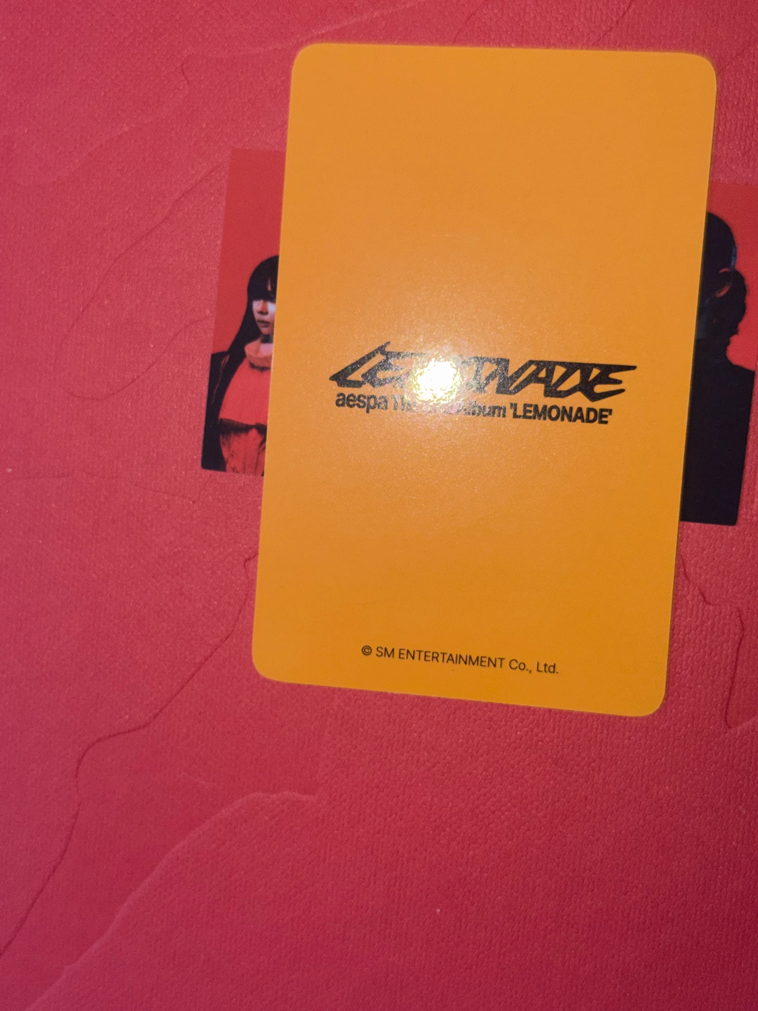 aespa Karina aespa - Karina - Lemonade Album fansign everline listing photo 8
