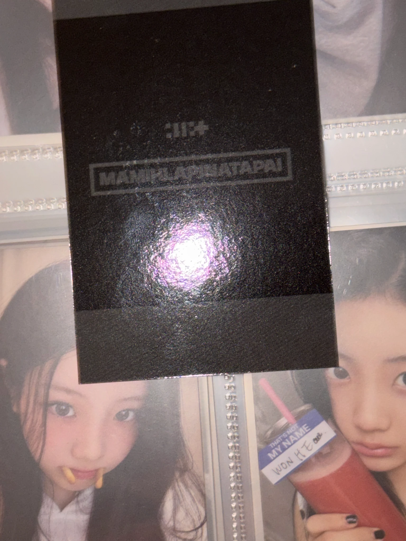 ILLIT Wonhee ILLIT - Wonhee - MAMIHLAPINATAPAI Album blue dream media (bdm) fansign polaroid listing photo 8