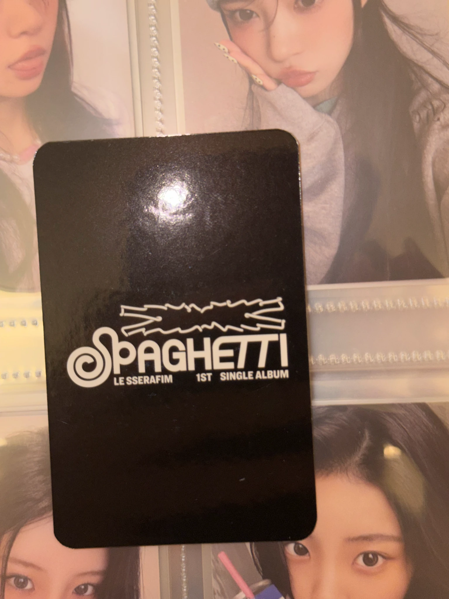 LE SSERAFIM Hong Eunchae LE SSERAFIM - Hong Eunchae - SPAGHETTI Album music korea fansign listing photo 8