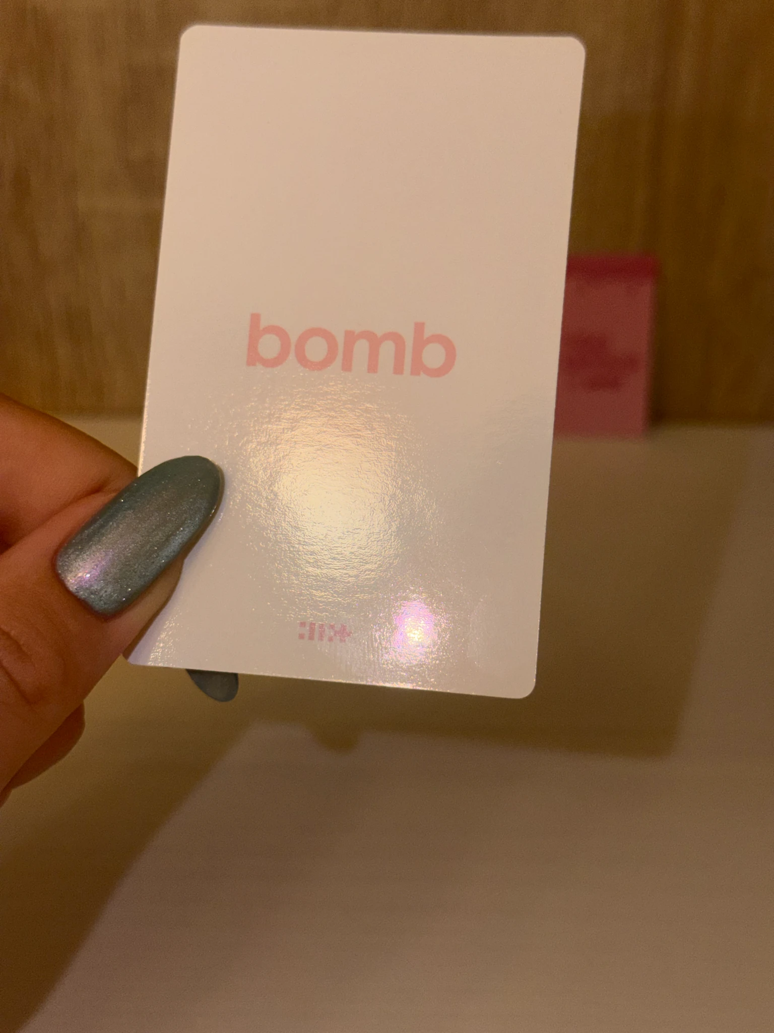 ILLIT Moka ILLIT - MOKA - bomb Album pink bomb ver album photocard listing photo 9