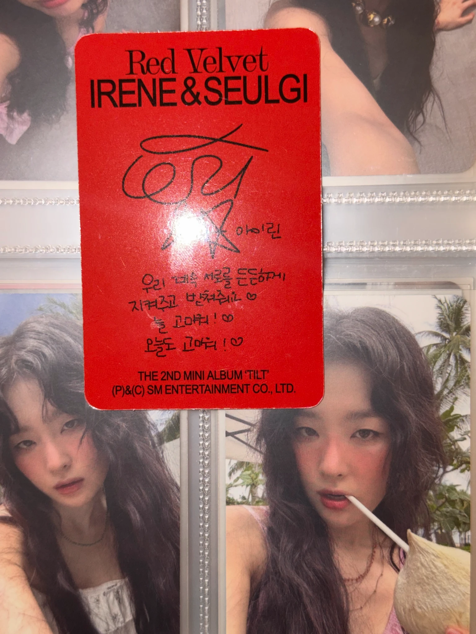 Red Velvet Irene Red Velvet - Irene - Tilt Album album photocard special version listing photo 9