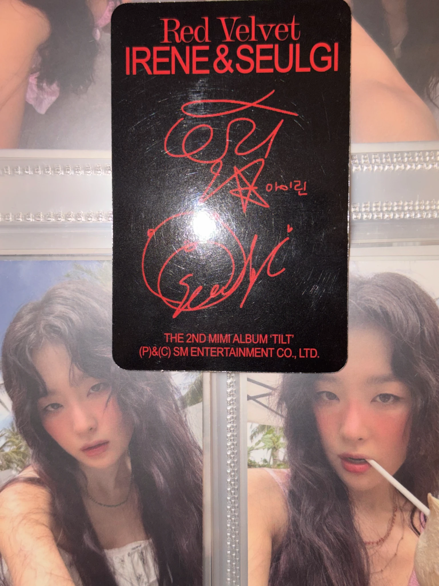 Red Velvet Red Velvet — IRENE & SEULGI - Tilt Album album photocard listing photo 9
