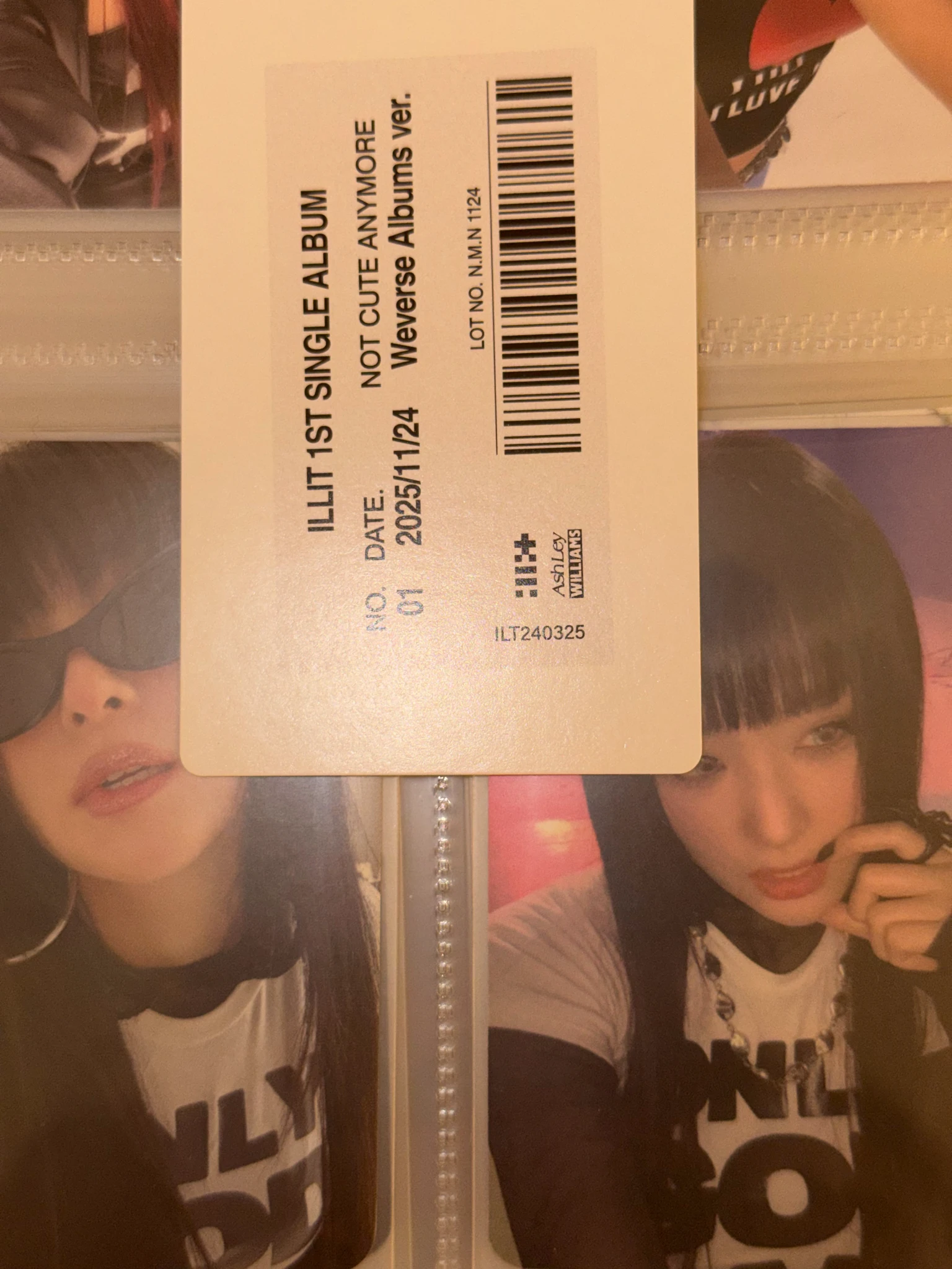 ILLIT Moka ILLIT - NOT CUTE ANYMORE Album weverse album version album photocard listing photo 9
