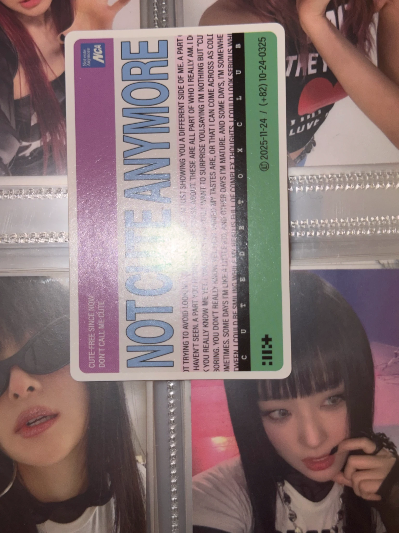 ILLIT Wonhee ILLIT - NOT CUTE ANYMORE Album not cute version album photocard listing photo 9